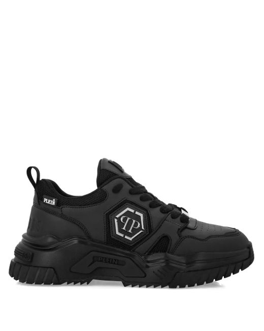 Philipp Plein Black Predator Chunky-Sole Sneakers