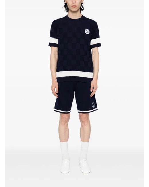 Kiton Blue Knt Sweater for men