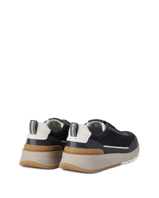 Zapatillas con cordones Brunello Cucinelli de hombre de color Blue