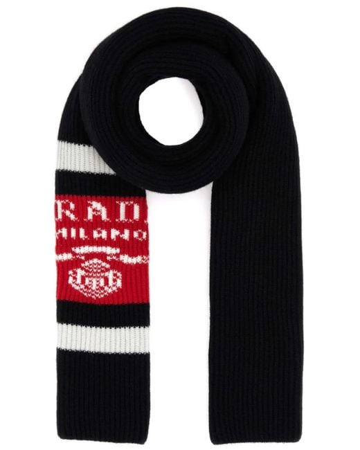 Prada Black Cashmere Scarf for men