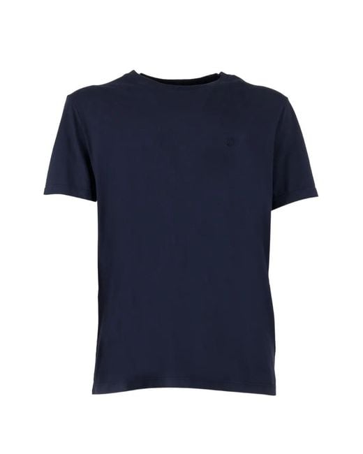 Dondup Blue Crewneck Short-Sleeve T-Shirt for men