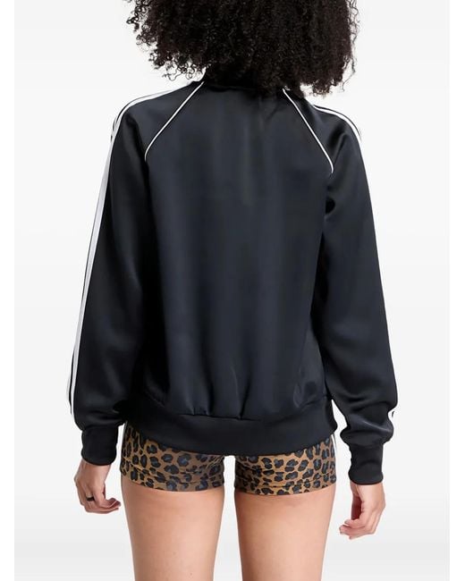 Adidas Black Sst Adicolor Zip-Up Sweatshirt