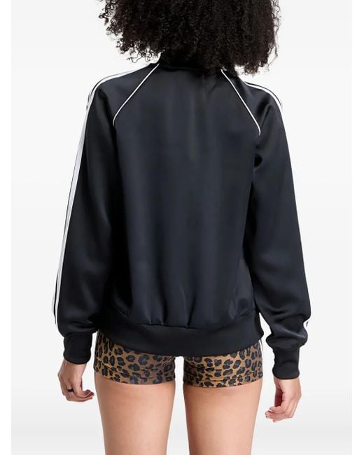 Adidas Black Sst Adicolor Stripe Sweatshirt