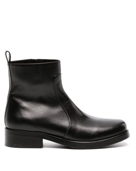 Studio Nicholson Black 40mm Leather Boots for men
