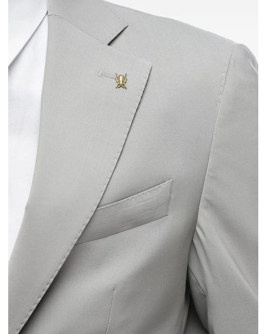 Corneliani Gray Single-Breasted Notch-Lapel Suit for men