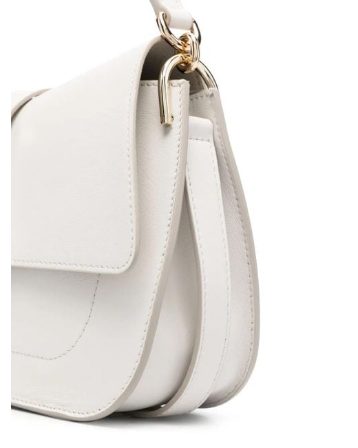 Bolso shopper Flow mediano Furla de color White