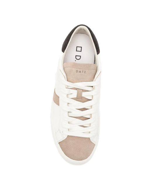 Date White Hill Low Panelled Sneakers for men