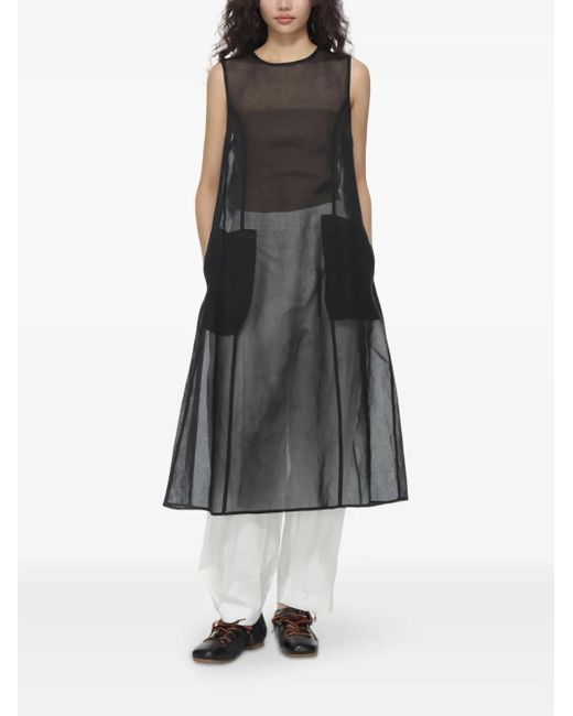 Amomento White Tapered Trousers