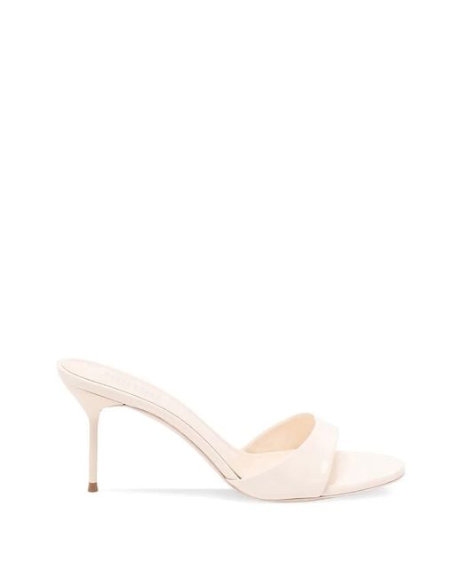 Paris Texas Natural Lidia Leather Mules