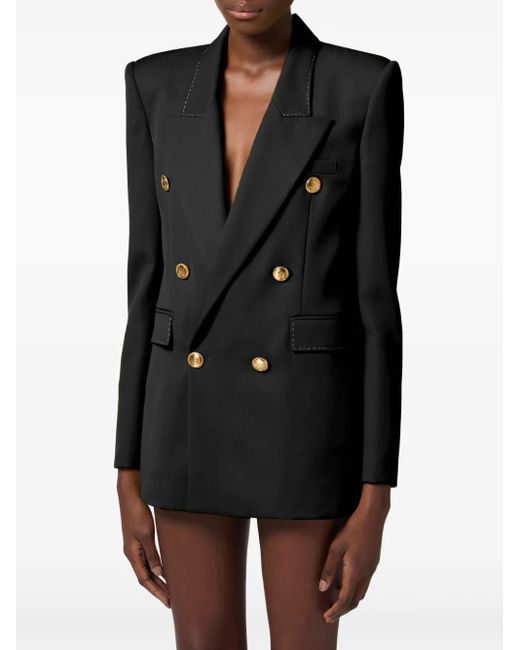 Blazer de lana Elisabetta Franchi de color Black