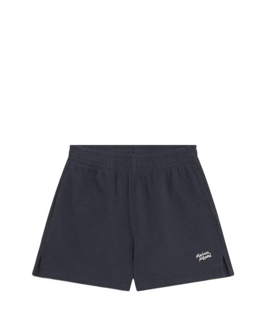 Maison Kitsuné Blue Logo Shorts