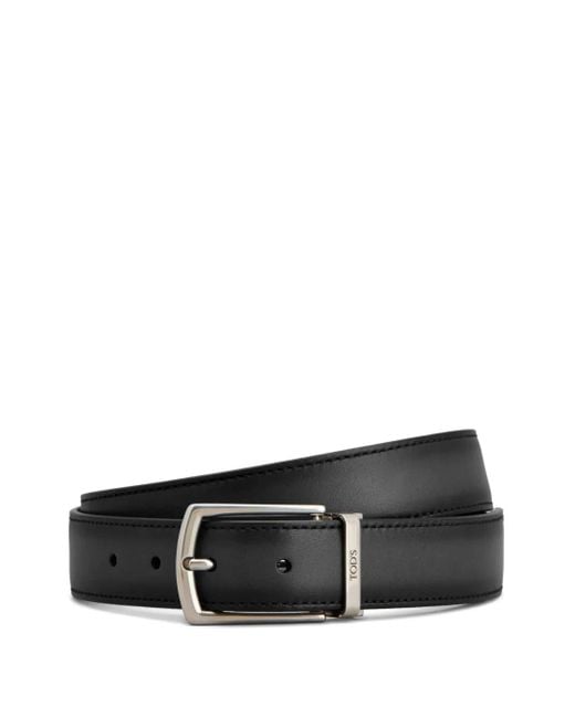 Tod's Black Reversible Belt for men