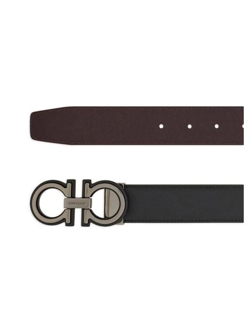 Ferragamo Black Belts for men