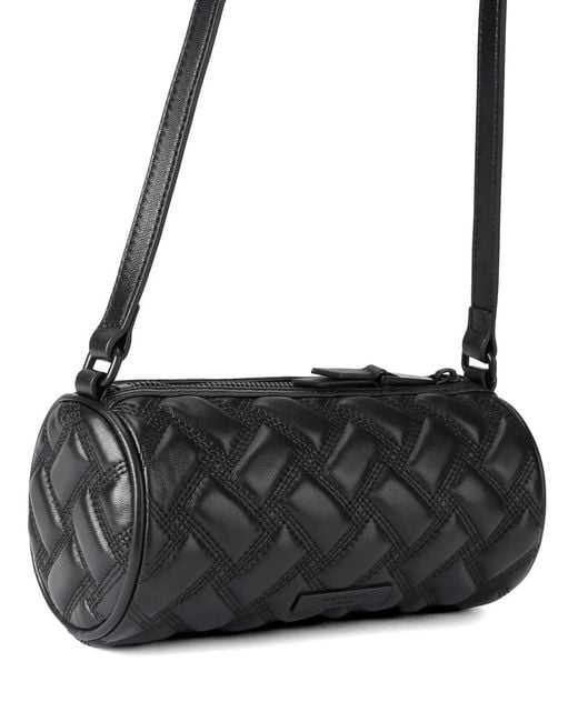 Kurt Geiger Black Small Kensington Quilted Leather Tote Bag