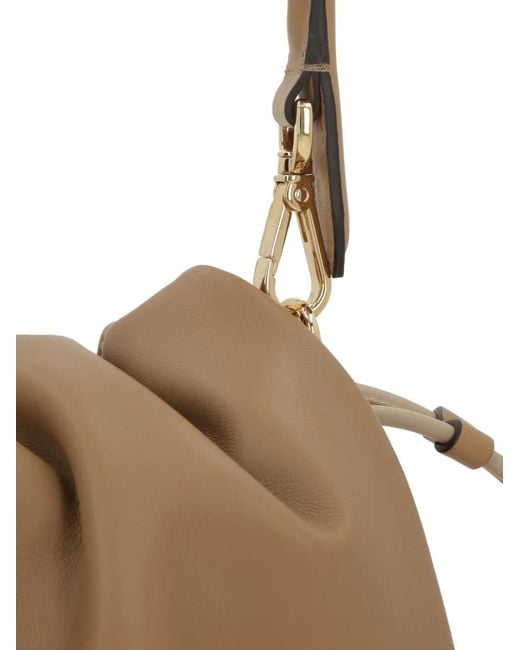 Fendi Mamma Baguette Medium Shopper Met Trekkoord in het Brown