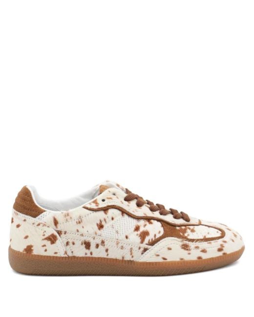 Alohas Pink Animal-Print Sneakers