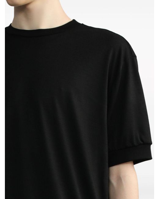 Camiseta con ribete en contraste Kolor de hombre de color Black