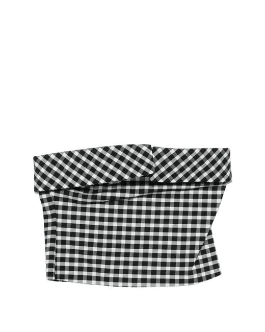 Posse Black Chiara Strapless Top