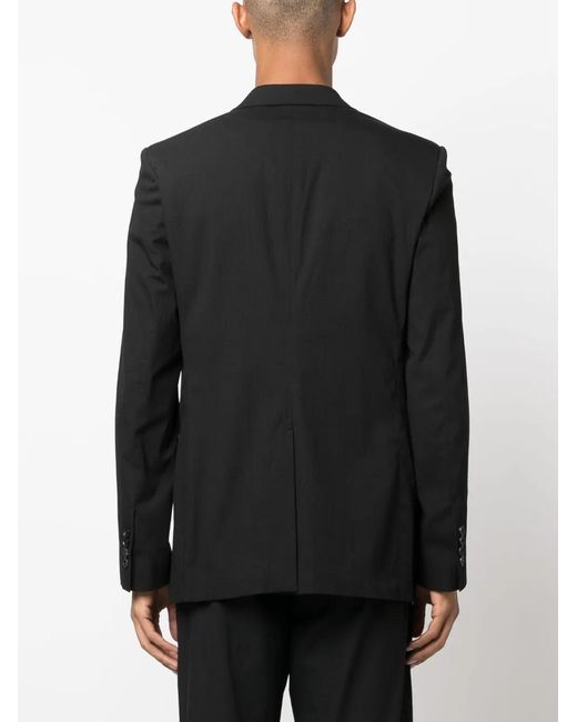Lanvin Black Single-Breasted Suit Jacket for men