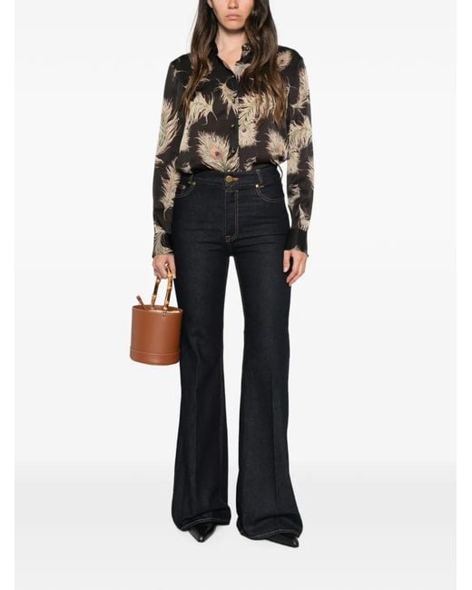 Zimmermann Black Flared Denim Jeans