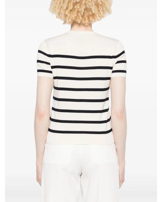 Ralph Lauren ストライプ Tシャツ White