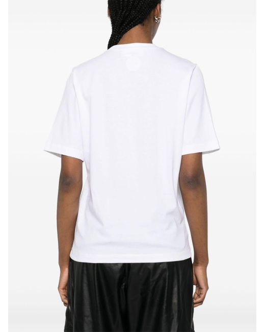 DSquared² Betty Boop Katoenen T-shirt in het White