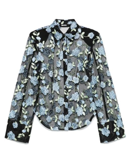 Chemise En Résille ROTATE BIRGER CHRISTENSEN en coloris Black