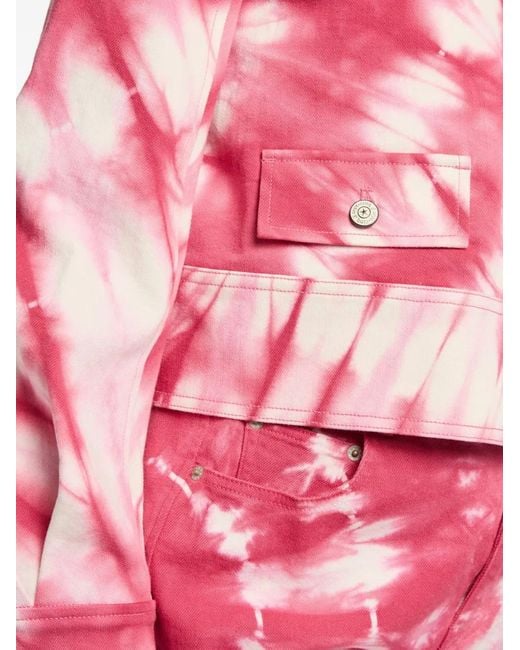 Cinq À Sept Red Veste Harriet À Imprimé Tie Dye