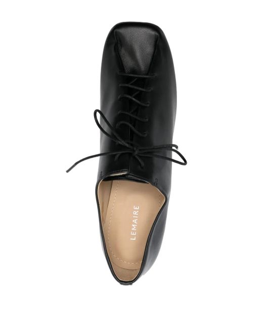 Lemaire Black Souris 60Mm Leather Brogues