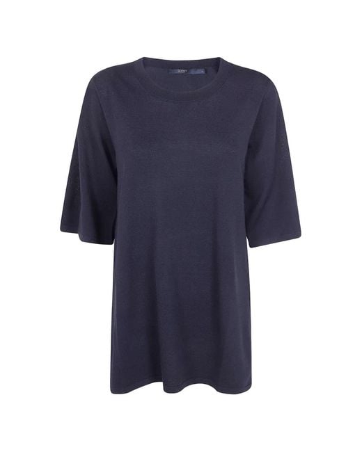 Seventy Blue Flared-Sleeve T-Shirt