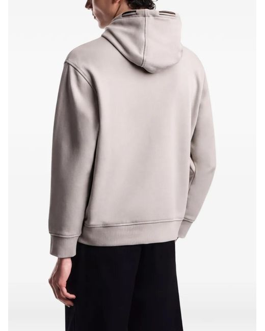 Emporio Armani Gray Crew-Neck Sweater for men