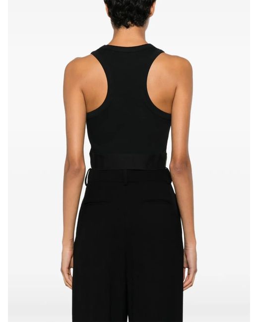 Givenchy Black Cropped Tank Top