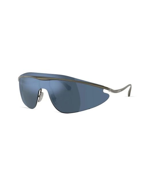 Ferrari Blue Oversize-Frame Sunglasses