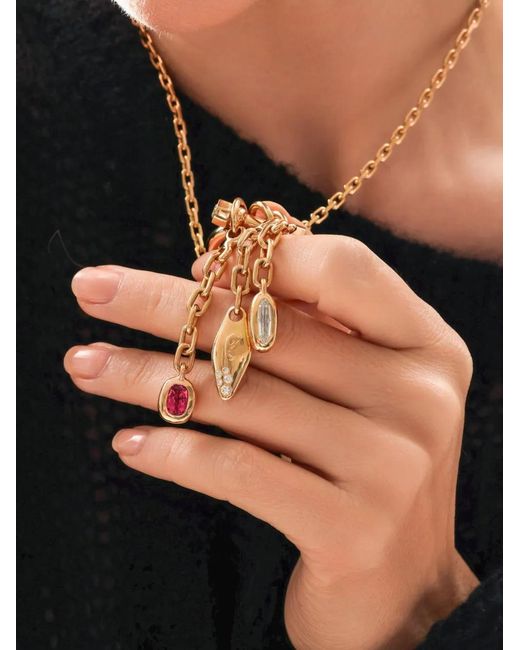 UNIFORM OBJECT Metallic Vessel Diamond Charm