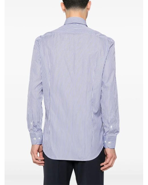 Etro Purple 100% Cotton Shirt, Classic Design for men