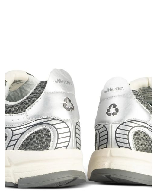 The Mercer Brand White Lace-Up Sneakers for men