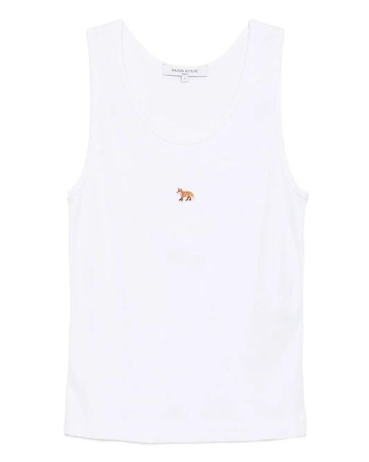 Maison Kitsuné エンブロイダリータンクトップ White