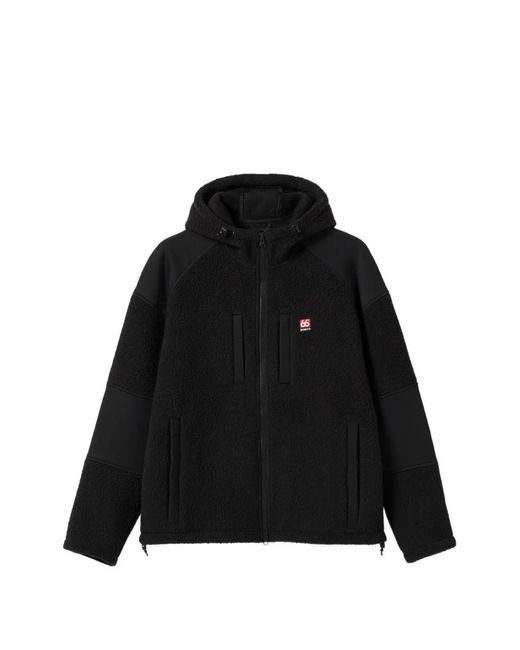 66 North Black Tindur Hooded Jacket for men