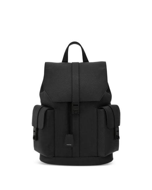 Ferragamo Black Backpacks for men