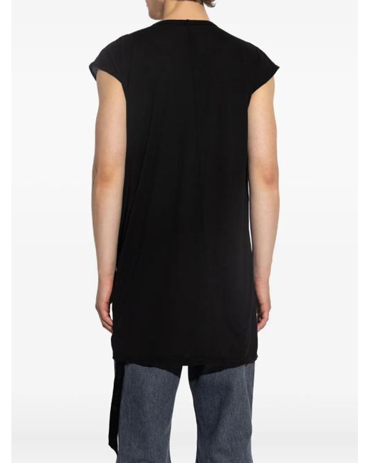 Rick Owens Mouwloze Top Met Diepe V-Hals in het Black voor heren