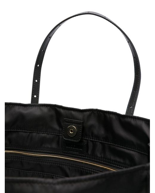 Moschino Black Handtasche mit Logo-Schriftzug