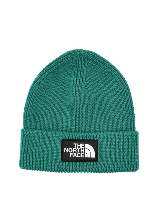 Logo-Patch Knitted Beanies di The North Face in Green da Uomo