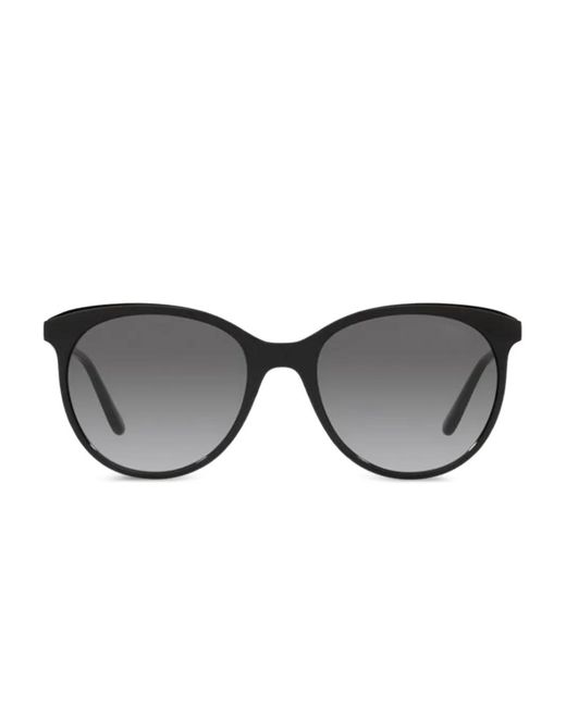 Vogue Eyewear Gray Round-Frame Sunglasses