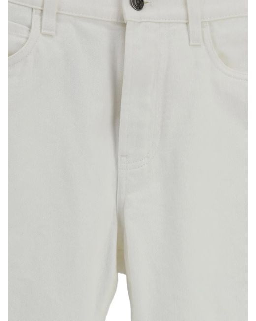 Loro Piana Gray Five-Pocket Leather-Appliqué Jeans for men