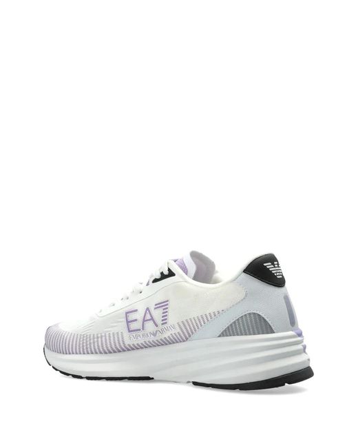 EA7 White Crusher Distance 2.0 Sneakers