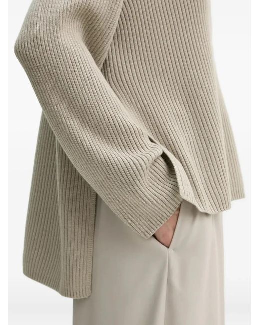 Drykorn Natural Ribbed Turtleneck Sweater