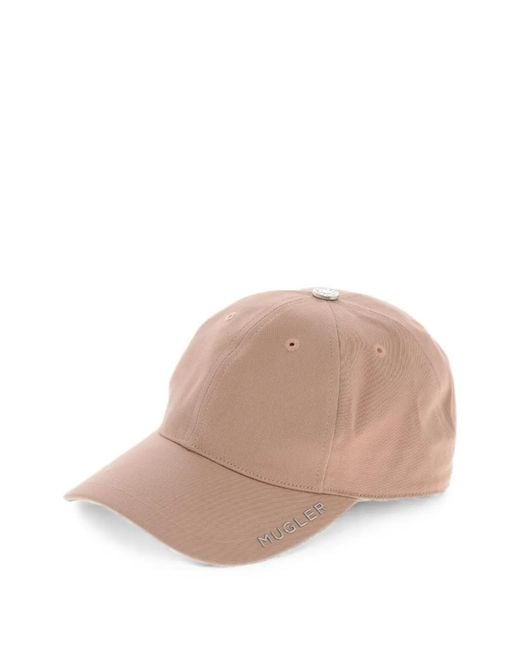 Mugler Natural Logo-Plaque Baseball Cap