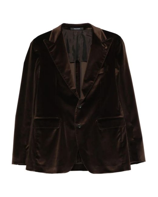 Tagliatore Black Velvet Jacket for men