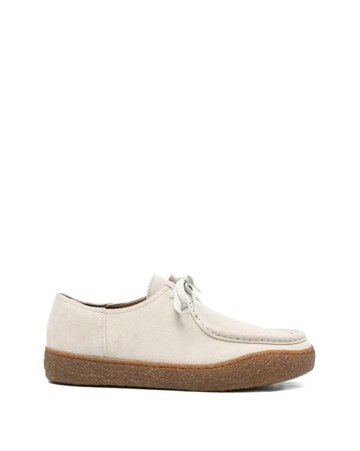 Camper White Peu Terreno Derby Shoes for men