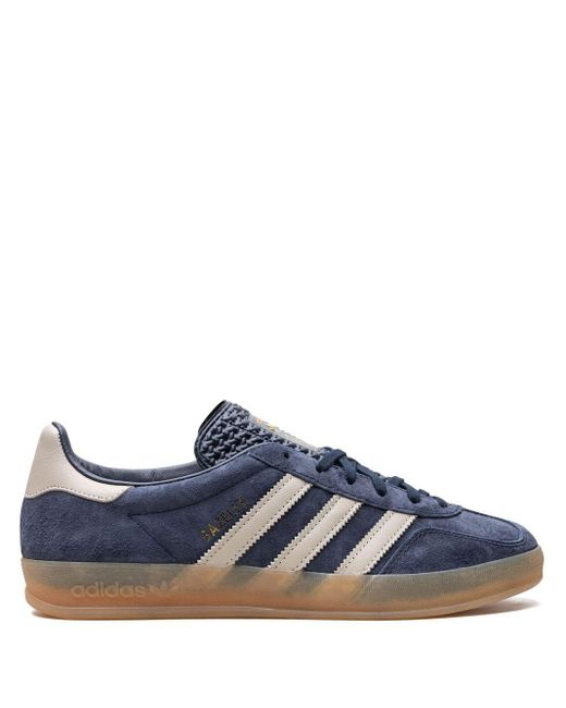 Adidas Blue Gazelle Lace-up Sneakers for men